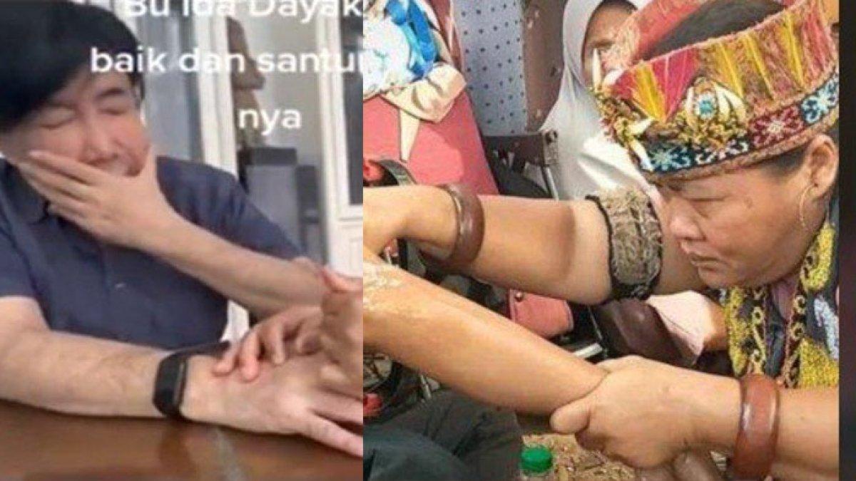 KESAKTIAN Ida Dayak Bikin Anak Presiden Menangis, Tahan Sakit Sudah Lama Tangan Tak Bisa Ditekuk