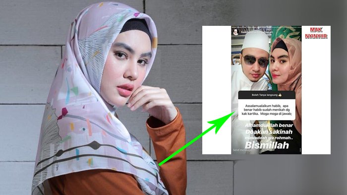 Seminggu Menikah, Kartika Putri Akhirnya Pasang Foto Bersama Habib Usman Bin Yahya di Instagram