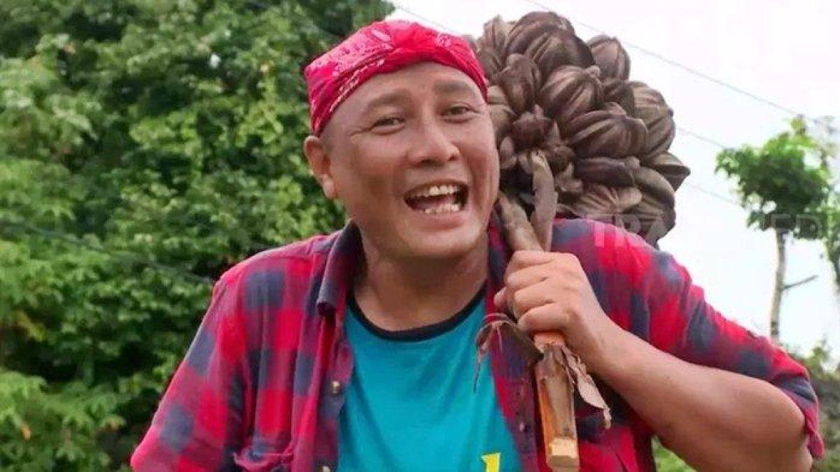 Heru Gundul host acara Jejak Si Gundul sempat terkena semburan bisa ular kobra