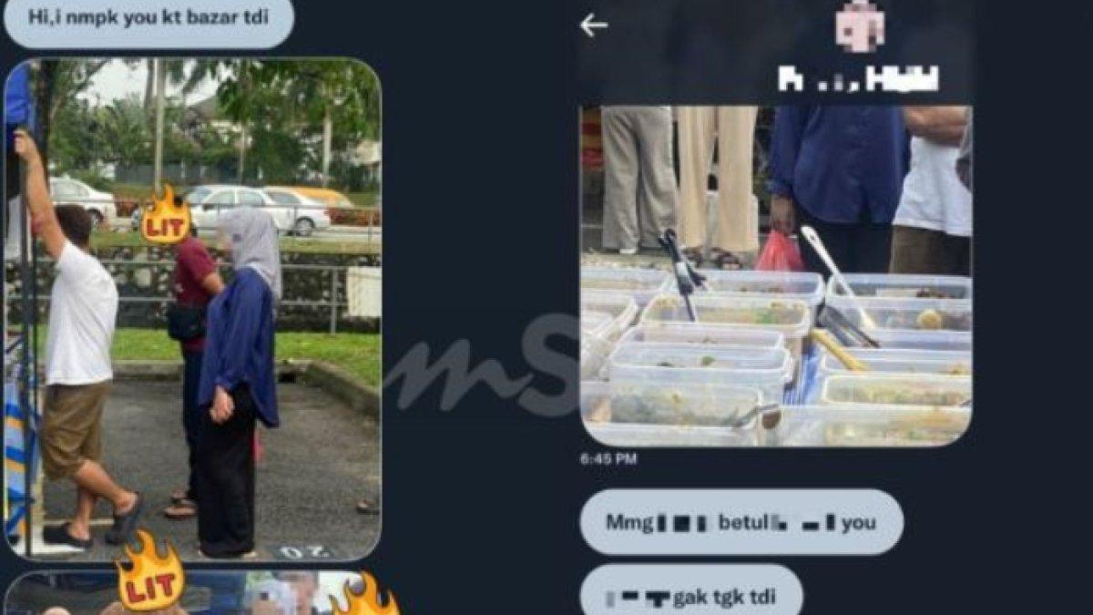 'Anumu Bagus' Gadis Ngeri Baca Pesan dari Pria Tak Dikenal, Diam-diam Merekamnya di Bazar Ramadhan