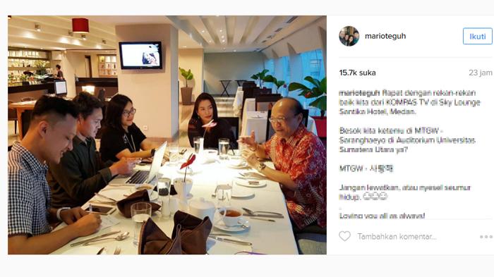Instagram Mario Teguh Tulis Caption Ini, Kata-katanya Bikin Haters Kepanasan