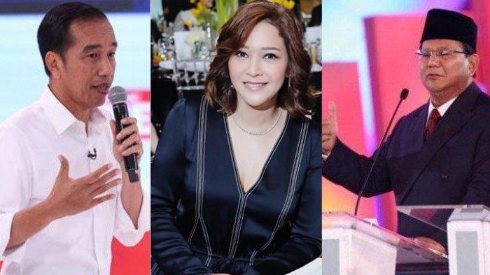 Pesan Sejuk Maia Estianty Jelang Pilpres 17 April 2019, Jokowi dan Prabowo Tersenyum Bersama