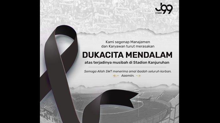 Juragan 99, Bos Arema FC, Unggah Pita Putih Bentuk Belasungkawa atas Tragedi Stadion Kanjuruhan