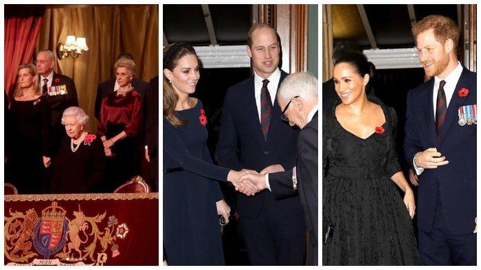Intip Penampilan Memukau Ratu Elizabeth, Meghan Markle, Kate Middleton di Acara Remembrance Service