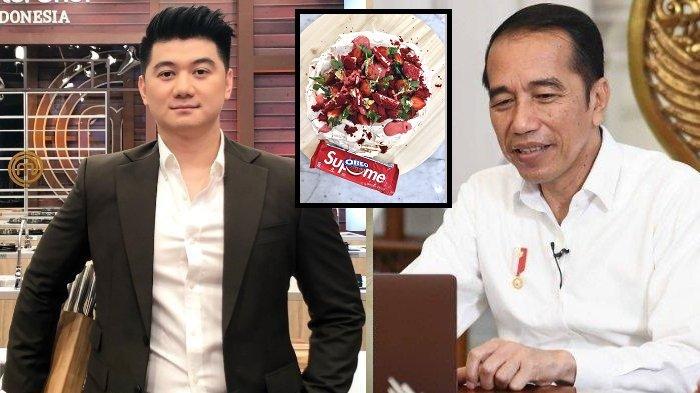 Chef Arnold Buatkan Kue Ultah Istimewa untuk Jokowi, Bertabur Oreo Supreme & Habis Jutaan Rupiah