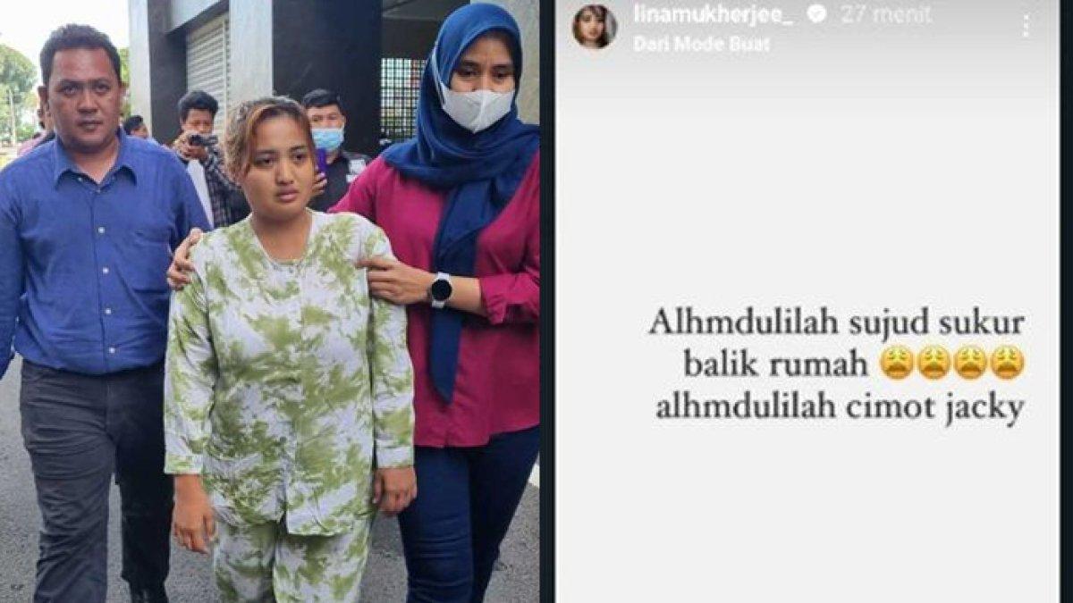 ALHAMDULILLAH Sujud Syukur, Lina Mukherjee Balik ke Rumah Batal Ditahan, Bagaimana Kelanjutan Kasus?