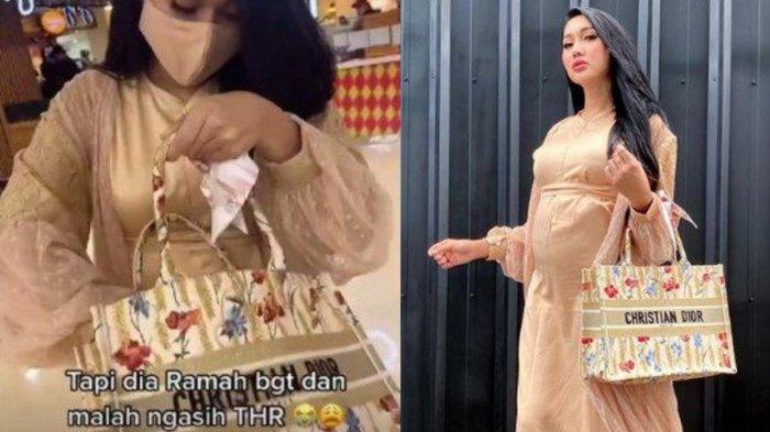 VIRAL Aksi Lucinta Luna Tiba-tiba Beri THR Lebaran ke Pengunjung Mal, Perut Buncitnya Ramai Disorot