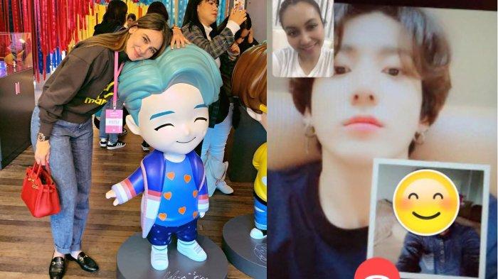 Luna Maya hingga Denada Fans Berat BTS, Shakira Edit Foto Ibunda Video Call Bareng Jungkook BTS