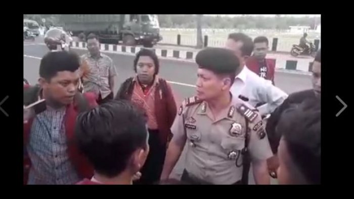 Beredar Video Adu Mulut Mahasiswa Sumut dengan Polisi, Karena Katakan Ini dalam Aksi Bela Palestina