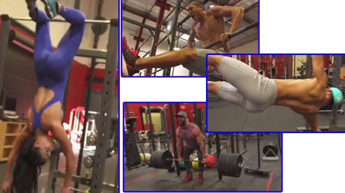 Dari Bergelantungan Hingga Angkat Besi, Mannequin Challenge Ala Fitnes Ini Bikin Meringis!