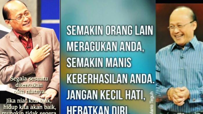 Keputusan Mengejutkan Mario Teguh Setelah Pesan-pesan Instagramnya Dibanjiri Komentar Sinis