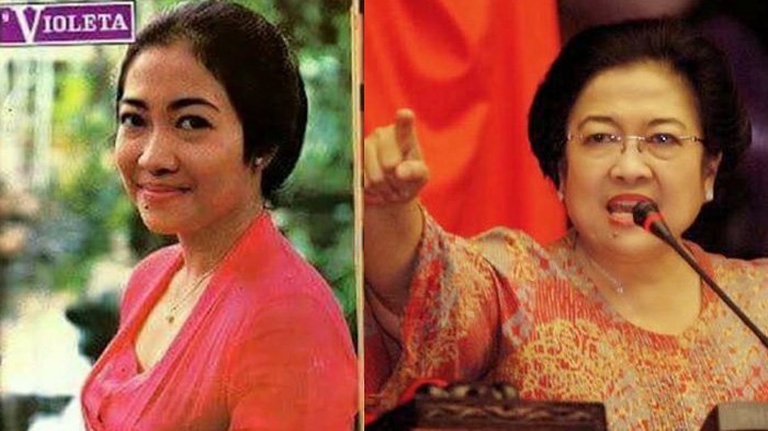 Megawati Soekarnoputri dan potret masa mudanya yang cantik rupawan khas kecantikan wanita Jawa pada zamannya
