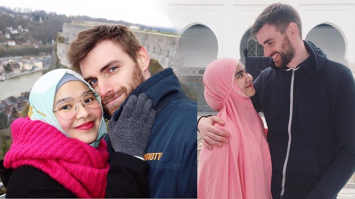 Bule Ganteng Ini Nikahi Wanita Indonesia Berhijab, Netizen Jealous!