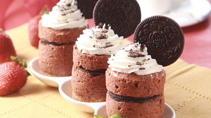 Resep Mini Oreo Nutella Mousse - Nggak Perlu Oven Buat Bikin Camilan Ini, Bikin Nagih!