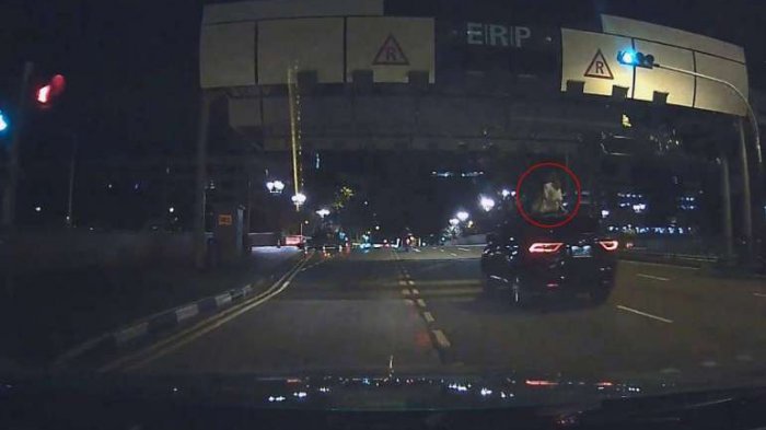 Kamera Ini Tak Sengaja Rekam Sosok Putih di Atas Mobil, Bikin Netizen Ribut dan Penasaran!