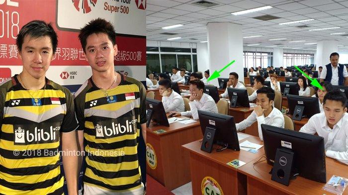 Viral Foto Atlet Bulutangkis Ikuti Tes CPNS, Perilaku Kevin Sanjaya Saat Kerjakan Soal Jadi Sorotan