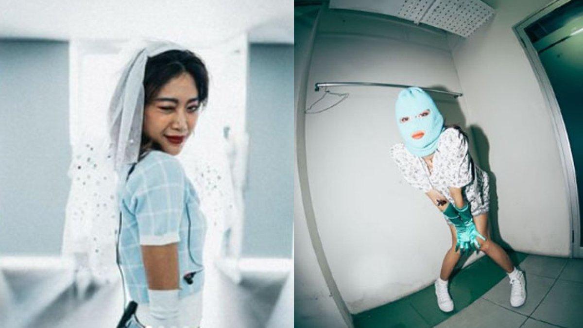 7 Gaya Widi Vierratale di Atas Panggung, Lucu Pakai Topeng hingga Seksi dengan Crop Top