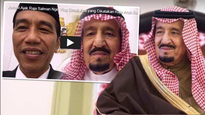 Gaul Abis! Makan Siang Bersama, Jokowi Ajak Raja Salman Nge-Vlog Bareng