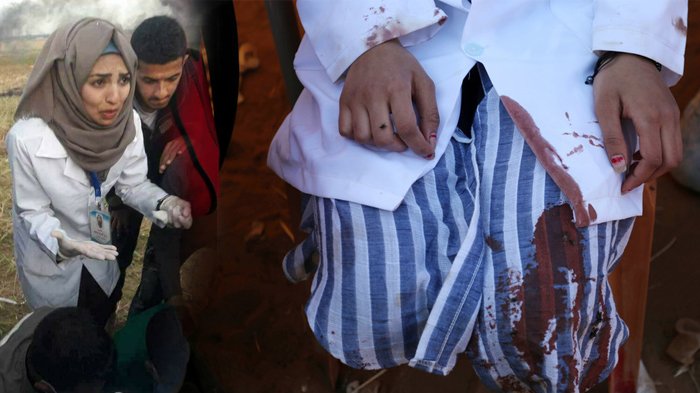 Deretan Foto Saat Razan Najjar Merawat Penduduk Palestina yang Terluka, Menyentuh!