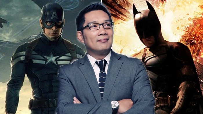 Gara-gara Ketemu Ridwan Kamil, Batman dan Captain America Bandung Ini Bernasib Apes!