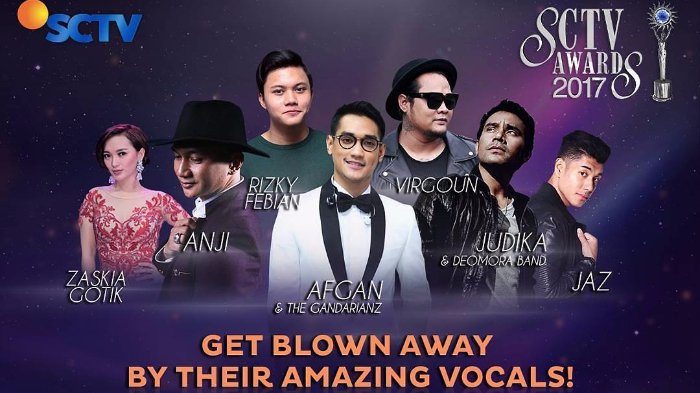 SCTV Awards 2017 Ini Daftar Lengkap Pemenangnya, Raisa Kalah Dibanding Pendatang Baru!