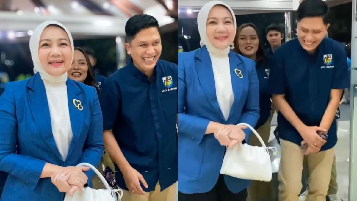 Atalia Praratya ternyata tidak dapat datang ke Pengadilan Agama Bandung yang berlokasi di Jalan Terusan Jakarta pada pagi hari.