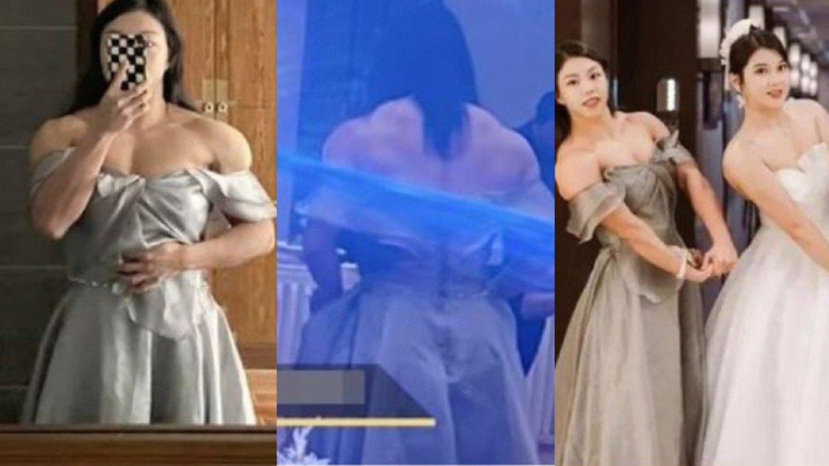 KONTRAS dengan Pengantin, Penampilan Bridesmaid Curi Perhatian Tamu, Kekar Berotot, Terkuak Profesi