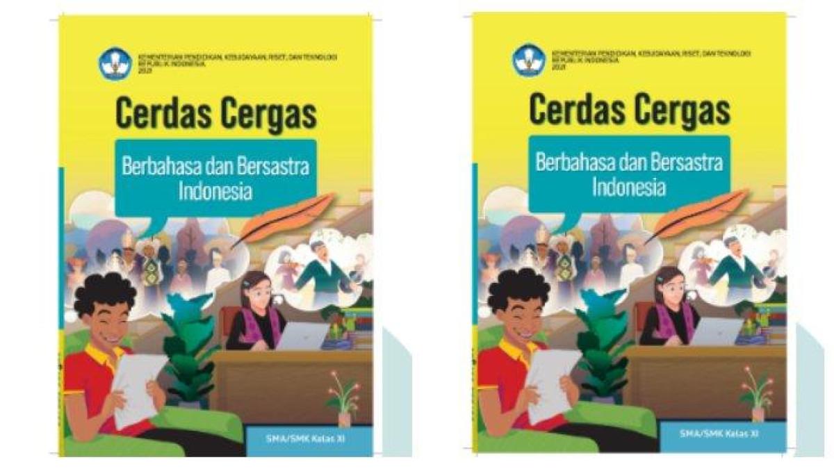 Buku Bahasa Indonesia Kelas 11 SMA/MA Kurikulum Merdeka.