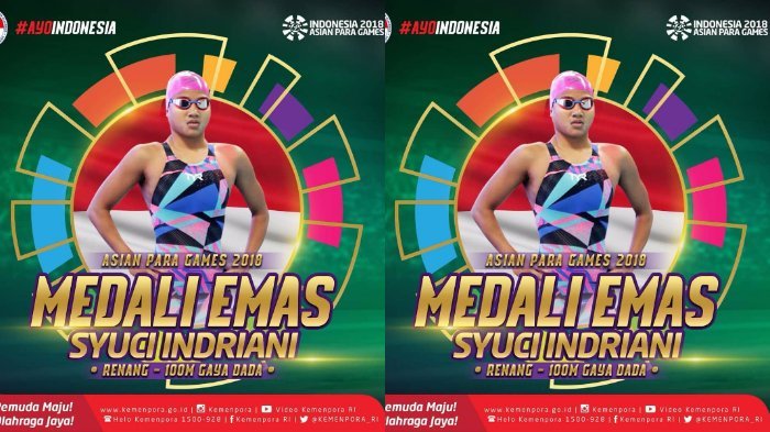 Syuci Indriani Sumbang Emas ke-4 bagi Indonesia di Asian Para Games 2018