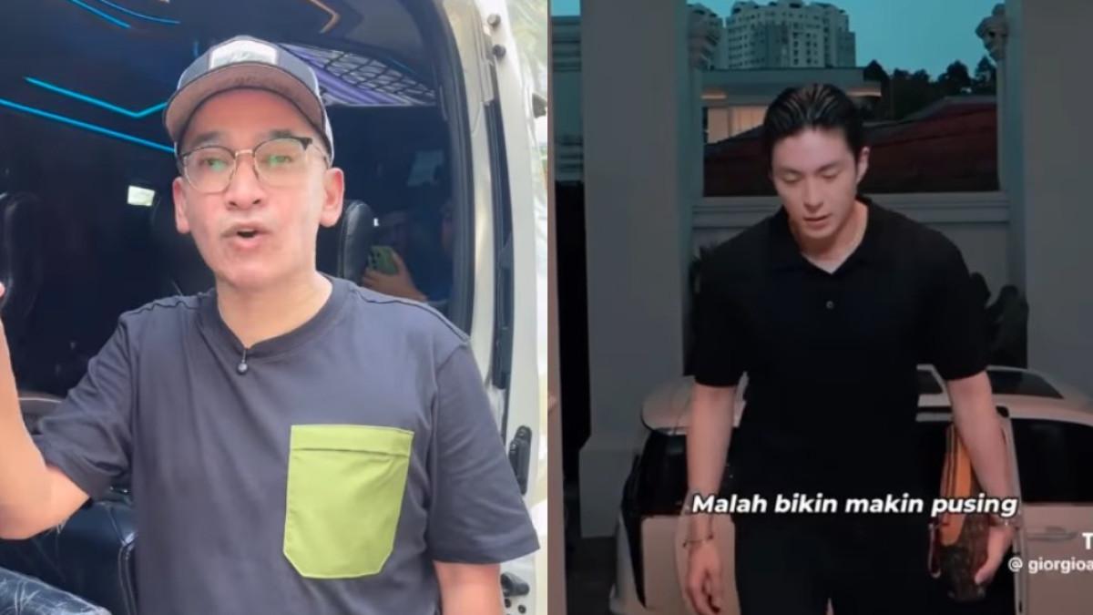 Ruben Onsu dua kali melontarkan sindiran yang ditujukan kepada kekasih Sarwendah, Giorgio Antonio.