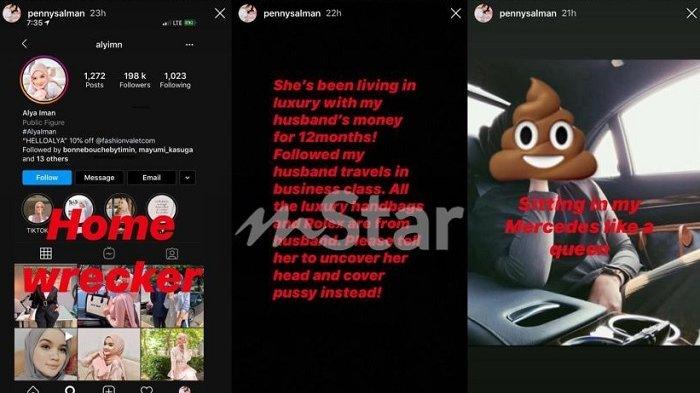 Tuduhan Penny Salman terhadap Alya Iman (Mstar)
