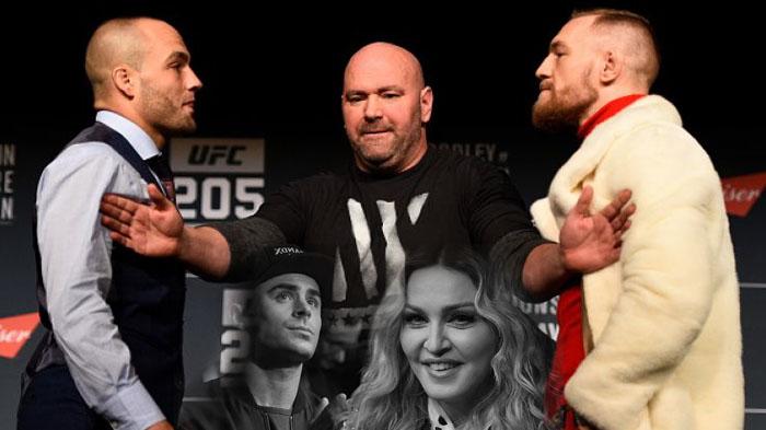 UFC 205 - Digelar di New York, Deretan Artis Ini pun Tak Absen untuk Nonton Laga McGregor VS Alvarez