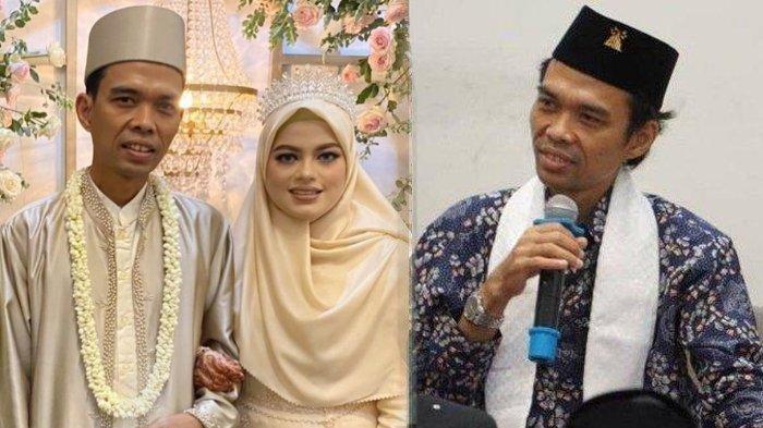 ROMANTISNYA Fatimah Az Zahra & Abdul Somad di Sela Resepsi, Perlakuan Istri ke UAS Terekam Kamera