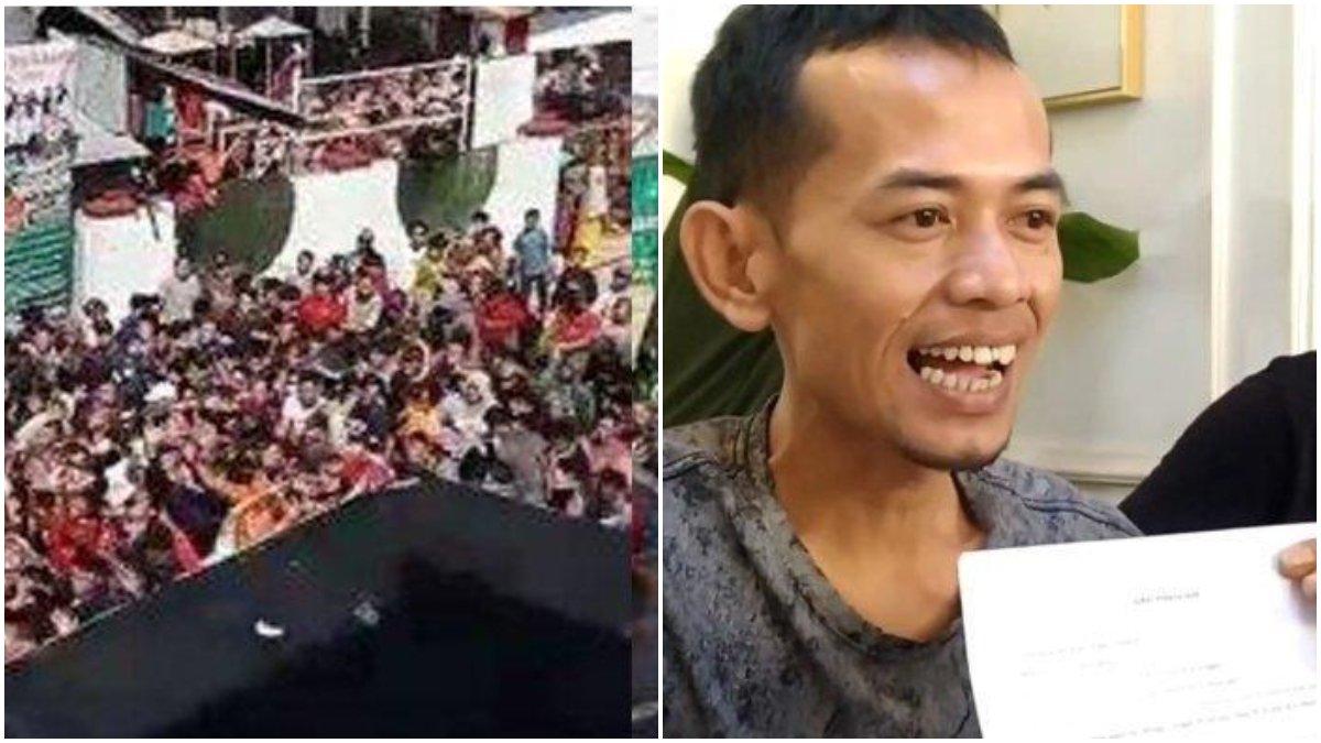 RICUH Pengusaha Batik di Pekalongan Sebar Uang Rp 35 Juta dari Atap Rumah, Warga Saling Sikut