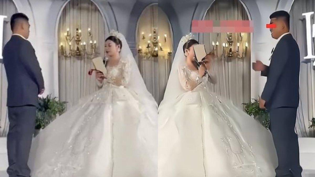 'Nama Mantan?' Pengantin Wanita Salah Sebut Nama Suami saat Pidato Pernikahan, Pengantin Pria: Stres
