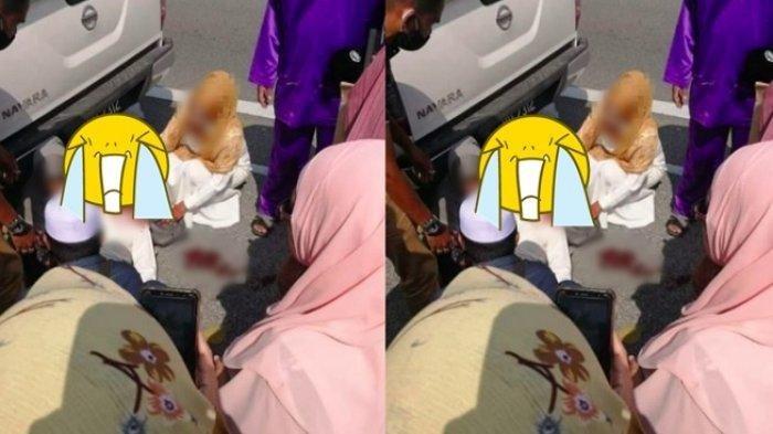 VIRAL Pasangan Pengantin Tergeletak Bercucuran Darah di Jalan, Kisah Pedih di Balik Foto Pilu Ini
