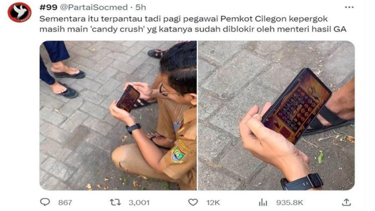 VIRAL Potret ASN Pemkot Cilegon Diduga Main Judi Slot, Kepala PKPSDM: 'Dilakukan Hukuman Disiplin'