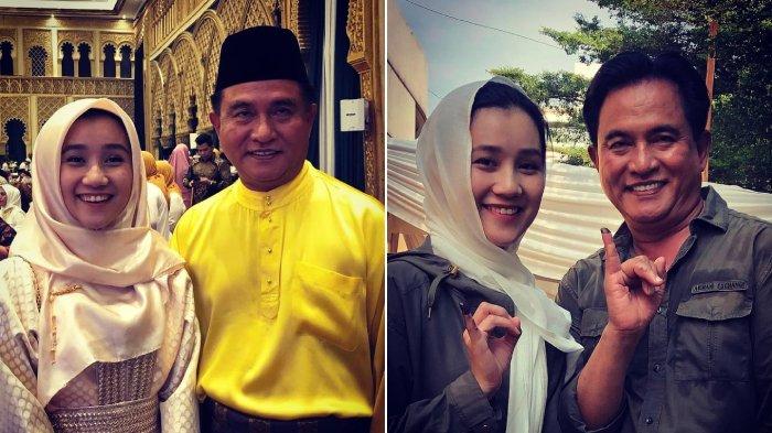 Yusril Ihza Mahendra bersama istrinya Rika Tolentino Kato