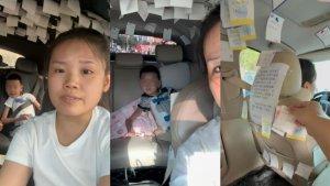 wanita-pengemudi-taksi-di-China-kerja-sambil-bawa-putranya-yang-mengidap-penyakit-langka.jpg