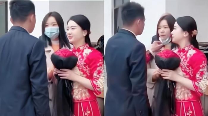 Iman Pengantin Pria Goyah Lihat Gadis di Belakang Pengantin Wanita, Diam-diam Pendam Cinta 6 Tahun