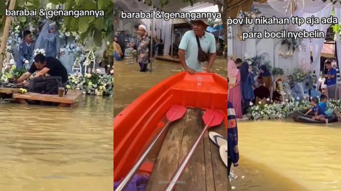 Pernikahan-digelar-di-tengah-banjir-yang-melanda-tamu-undangan-terpaksa-naik-sampan.jpg