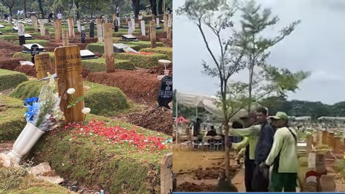 Peziarah Datang Silih Berganti, Area Makam Vidi Aldiano Ditanami 5 Pohon Peneduh, Ini Potretnya