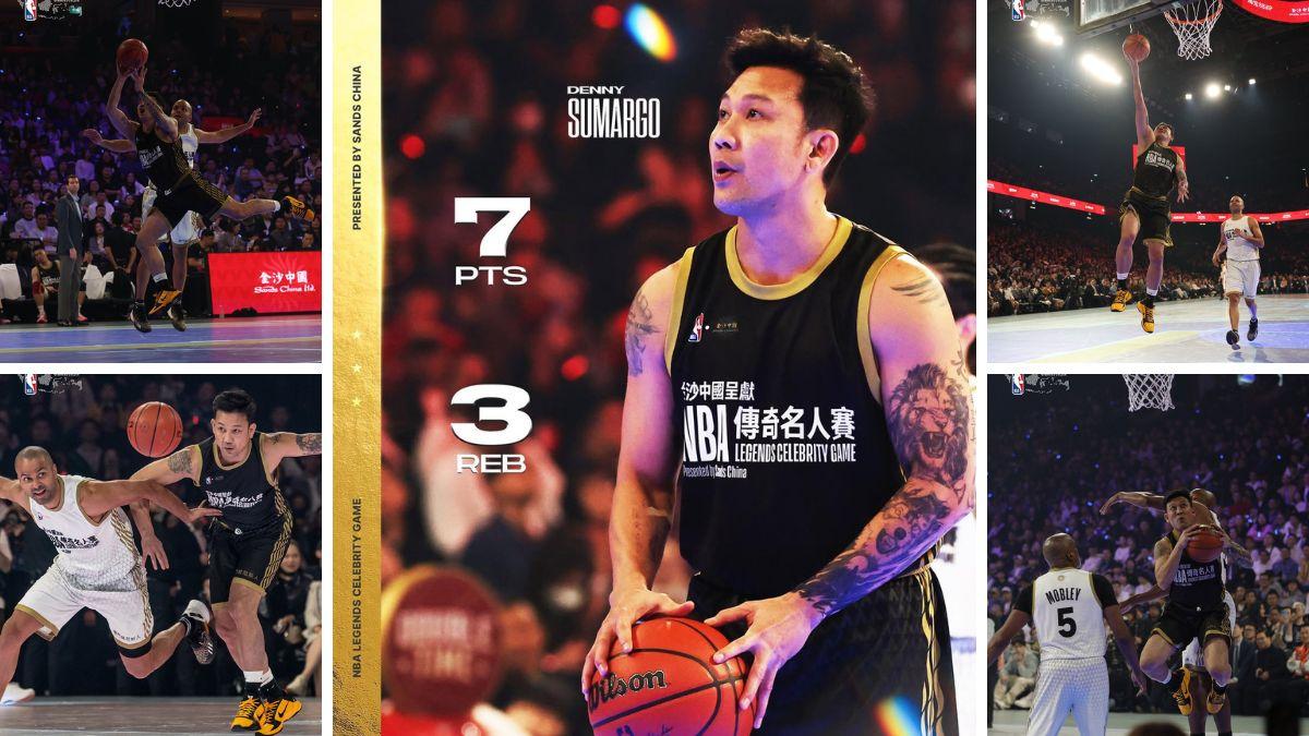 11 Potret Denny Sumargo, Pebasket Sombong Ikut Ajang NBA,  Pamer Skill & Berhasil Cetak Poin Banyak!