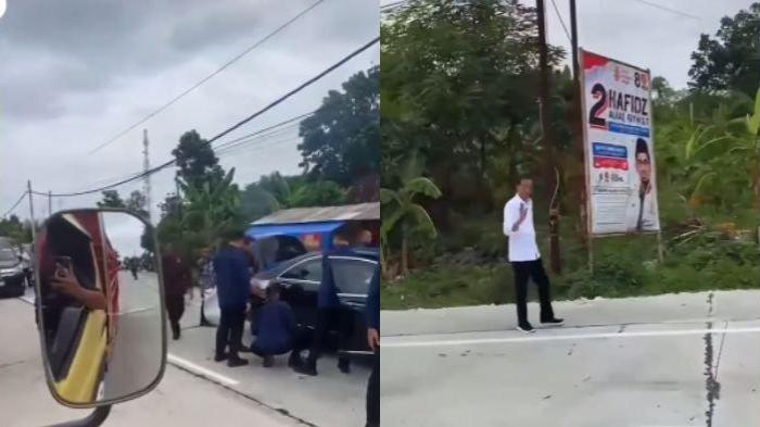 Penjelasan Istana Soal Ban Mobil Dinas Presiden RI 1 yang Dinaiki Jokowi Disebut Bocor di Grobogan