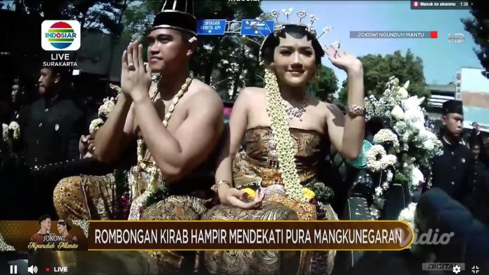 KIRAB PENGANTIN Kaesang Pangarep & Erina Gudono, Jokowi Kerahkan 26 Kuda, Sebar Souvenir hingga Uang