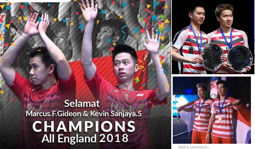 Hasil Lengkap Final All England 2018: Markus - Kevin dari Indonesia Kalahkan Denmark, Langsung 2 Set