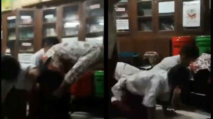 Belajar Salat, Kepala Bocah Ini Kepentok Tubuh Sang Imam, Sikapnya Tetap Khusyuk Curi Perhatian!