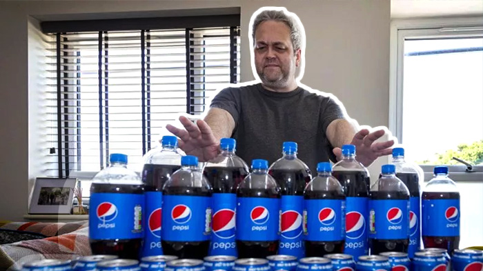 KECANDUAN, Pria Ini Nekat Minum 10 Liter Pepsi Tiap Hari, Begini Kondisinya Setelah 20 Tahun