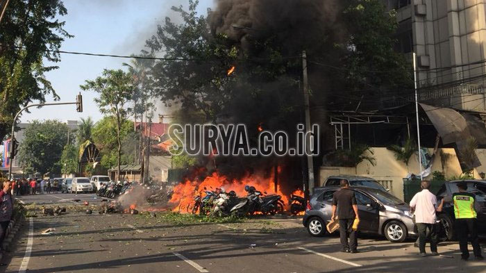 Pengeboman di Tiga Gereja di Surabaya Terjadi Nyaris Bersamaan