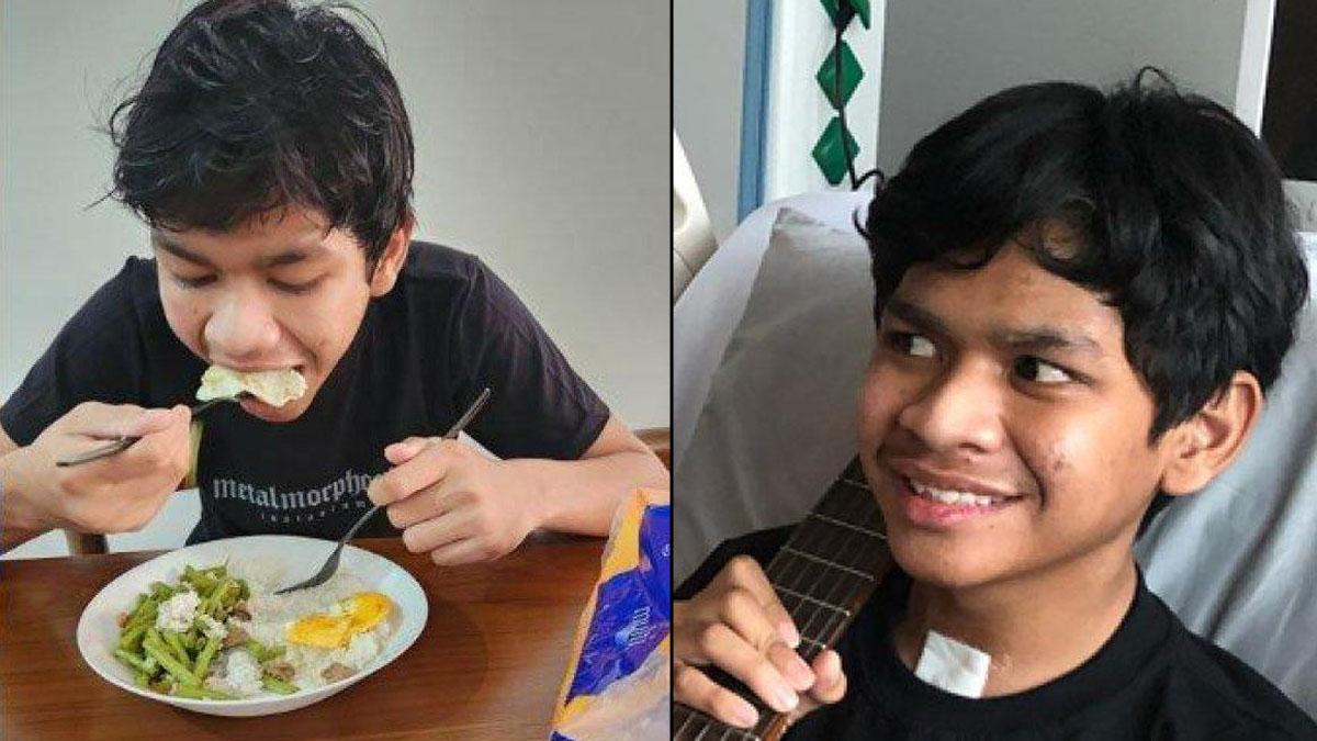 Senyum Bahagia David Ozora, Sudah Bisa Makan Sendiri, Tangan Sedikit Tremor, Jonathan: Alhamdulillah